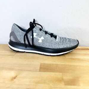 Under Armour Charged Impulse Running Shoes Grey Knit Mesh Sneaker Size 8.5